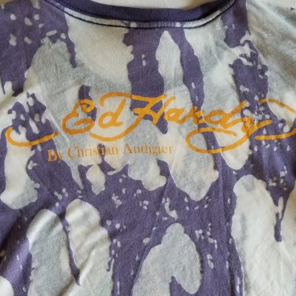 Ed Hardy Christian Audigier. Rare Vintage collectible t-shirt .  With cr… - Picture 7 of 12
